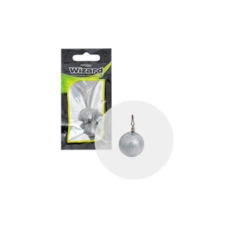 Plumb drop-shot bila WIZARD Go Green 15g, 2buc/plic