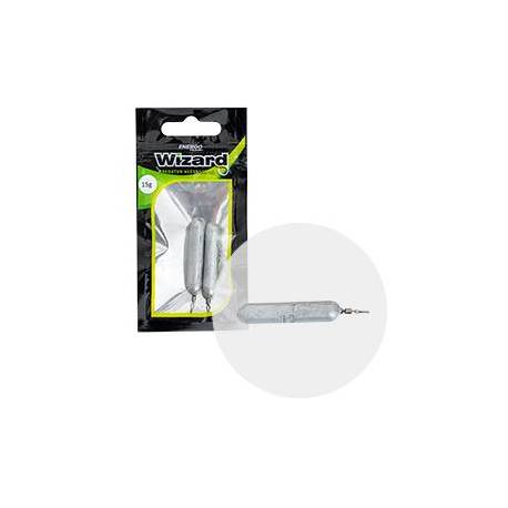 Plumb dropshot WIZARD forma de tigara 15g, 2buc/plic