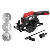 SKIL 3540 CA Mini fierastrau cu acumulator „Compact brushless“, turatie 6000 /min, 3 lame de schimb