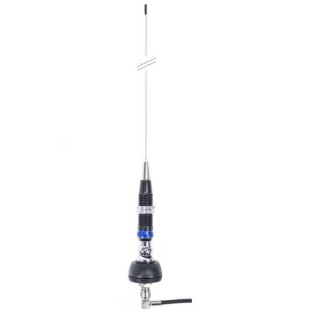 Antena radio CB PRESIDENT Hawaii, 79cm, 26 - 28 MHz, +3dBi, cu montura fixa