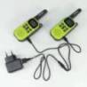 Set 2 statii radio portabile PMR DECROSS DC44, 446MHz, 0.5W, 16CH