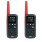 Set 2 statii radio portabile PMR PNI Decross DC63, 446MHz, 0.5W, 16CH