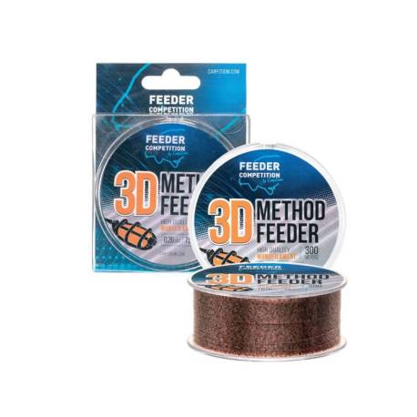 Fir monofilament CARP ZOOM 3D Method Feeder 300m, 0.23mm, 6.3kg