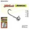 Jig turnat KAMATSU Jighead Extra Arrow, Nr.5/0, 30g, 3buc/plic