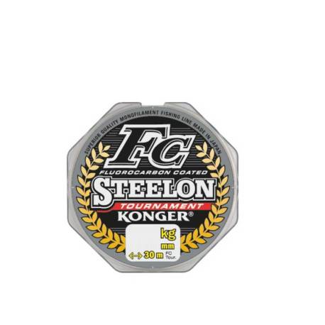 Leader monofilament KONGER Steelon FC Tournament, 0.18mm, 4.90kg, set 10 role x 30m