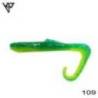 Twister KP BAITS Hybrid Worm 7.5cm, culoare 109, 5buc/plic