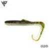 Twister KP BAITS Hybrid Worm 7.5cm, culoare 020, 5buc/plic