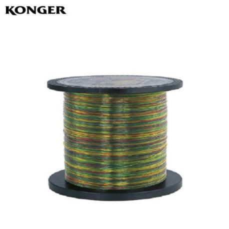 Fir monofilament KONGER Team Carp Rainbow Camo, 0.30mm, 11.30kg, 1000m