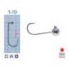 Microjig turnat MEITO HOOKS, Nr.1/0, 10g, 5buc/plic