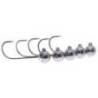 Microjig turnat MEITO HOOKS, Nr.1/0, 8g, 5buc/plic