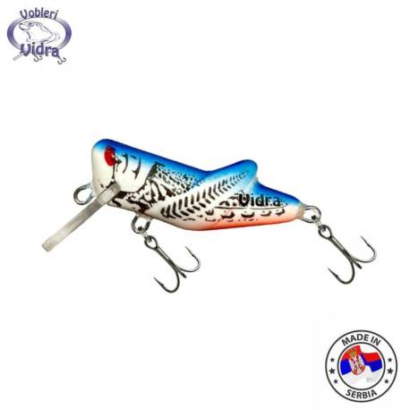 Vobler VIDRA LURES Locust 4cm, 4g, sinking, culoare BL Blue