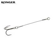 Montura KONGER Swimbait System Stinger 1 ancora, 1/0, 9cm, 27kg