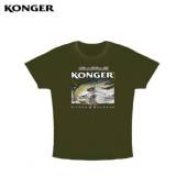 Tricou cu maneca scurta KONGER imprimat cu stiuca, L