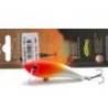 Vobler GLOOG Hermes 70S, 7cm, 12g, OHF Orange Head Fluo