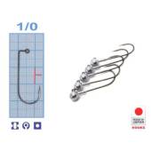 Jiguri turnate MEITO HOOKS, Nr.1/0, 1.8g, 5buc/plic