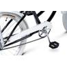 Bicicleta city CARPAT Liberta C2694A, roti 26 inch, Frana V-Brake, cadru Negru cu Design Alb