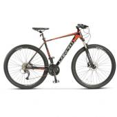 Bicicleta MTB-HT CARPAT PRO C26227H LIMITED EDITION, roti 26", 27 viteze, frane hidraulice, cadru aluminiu, Negru/Rosu