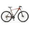 Bicicleta MTB-HT CARPAT PRO C26227H LIMITED EDITION, roti 26", 27 viteze, frane hidraulice, cadru aluminiu, Negru/Rosu