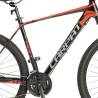 Bicicleta MTB-HT CARPAT PRO C26227H LIMITED EDITION, roti 26", 27 viteze, frane hidraulice, cadru aluminiu, Negru/Rosu