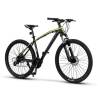 Bicicleta MTB-HT CARPAT PRO C27225H, roti 27.5", frane hidraulice, cadru aluminiu, culoare Negru/Galben