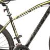 Bicicleta MTB-HT CARPAT PRO C27225H, roti 27.5", frane hidraulice, cadru aluminiu, culoare Negru/Galben