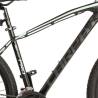 Bicicleta MTB-HT CARPAT PRO C27225H, roti 27.5", frane hidraulice, cadru aluminiu, culoare Negru/Verde