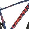 Bicicleta MTB-HT CARPAT PRO C29212H Limited Edition, roti 29", cadru aluminiu, Albastru/Rosu