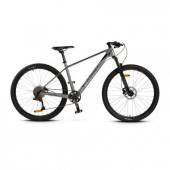 Bicicleta MTB-HT CARPAT PRO Carbon, roti 27.5", 10 viteze, cadru carbon, Gri/Negru