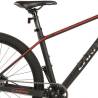 Bicicleta MTB-HT CARPAT PRO Carbon, roti 27.5", 10 viteze, cadru carbon, Negru/Gri/Rosu