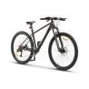 Bicicleta MTB-HT CARPAT PRO Carbon, roti 27.5", 10 viteze, cadru carbon, Negru/Gri/Rosu