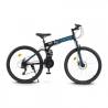 Bicicleta MTB pliabila CARPAT C2668C, roti 26", frane pe disc, Negru/Albastru