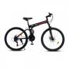 Bicicleta MTB pliabila CARPAT C2668C, roti 26", frane pe disc, Negru/Rosu