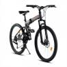 Bicicleta MTB pliabila CARPAT C2668C, roti 26", frane pe disc, Negru/Rosu