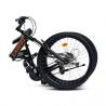 Bicicleta MTB pliabila CARPAT C2668C, roti 26", frane pe disc, Negru/Rosu