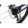 Bicicleta MTB pliabila CARPAT C2668C, roti 26", frane pe disc, Negru/Rosu