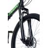 Bicicleta MTB pliabila CARPAT C2668C, roti 26", frane pe disc, Negru/Verde