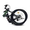 Bicicleta MTB pliabila CARPAT C2668C, roti 26", frane pe disc, Negru/Verde