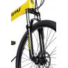 Bicicleta MTB-Folding Hummer CARPAT C2641S, 24 viteze, cadru aluminiu, roti 26", Galben/Negru