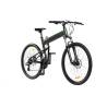 Bicicleta MTB-Folding Hummer CARPAT C2641S, 24 viteze, cadru aluminiu, roti 26", Verde/Negru