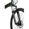 Bicicleta MTB-Folding Hummer CARPAT C2641S, 24 viteze, cadru aluminiu, roti 26", Verde/Negru