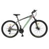 Bicicleta MTB-HT CARPAT Montana C2799A, 21 viteze, roti 27.5", Gri/Negru/Verde