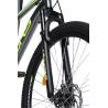 Bicicleta MTB-HT VELORS Vulcano V2709A, roti 27.5", Gri/Verde