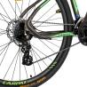 Bicicleta MTB-HT CARPAT C2959AH, roti 29", Negru/Verde