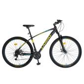 Bicicleta MTB-HT CARPAT C2957C, roti 29", Negru/Galben/Albastru