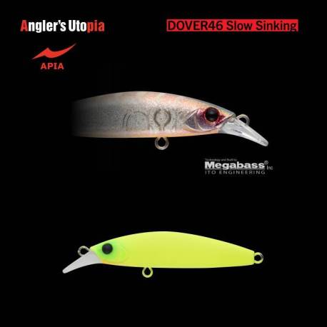 Vobler APIA Dover 46 Slow Sinking, 4.6cm, 2.3g, culoare 06 All Chartreuse