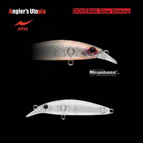 Vobler APIA Dover 46 Slow Sinking, 4.6cm, 2.3g, culoare 07 Super Clear