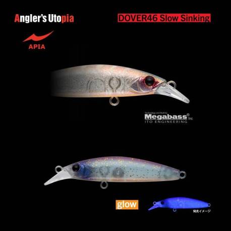 Vobler APIA Dover 46 Slow Sinking, 4.6cm, 2.3g, culoare 09 Night Pale