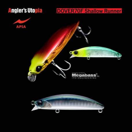 Vobler APIA Dover 70F Shallow Runner 7cm, 8.5g, culoare 06 Super Natural