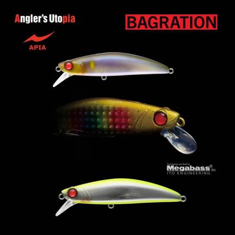 Vobler APIA Bagration 80, 13g, 8cm, culoare 15 Double Chart Flash