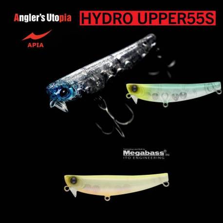 Vobler APIA Hydro Upper 55S, 5.5cm, 5.5g, culoare 08 Chart Back Pearl